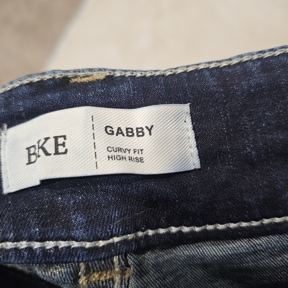 BKE Blue Straight Leg Jeans Classic Fit - Picture 3 of 4